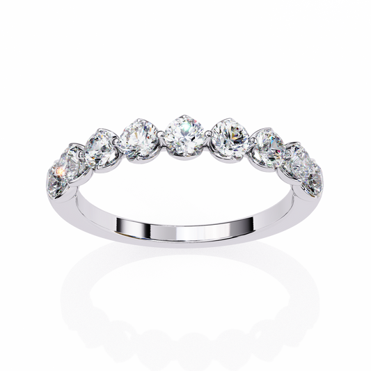Eve Man Made Diamond Wedding Band