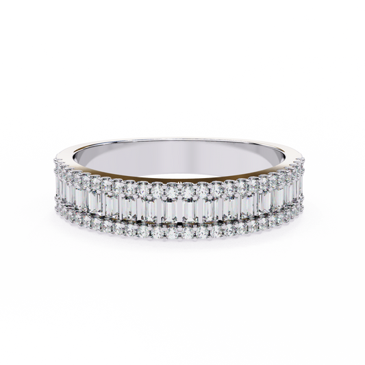 Faiza Lab Grown Diamond Wedding Bands for Women