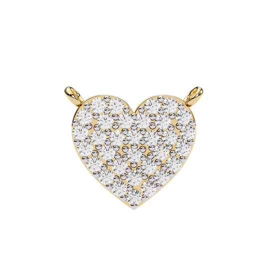 Heart Elegance Pendant Yellow Gold