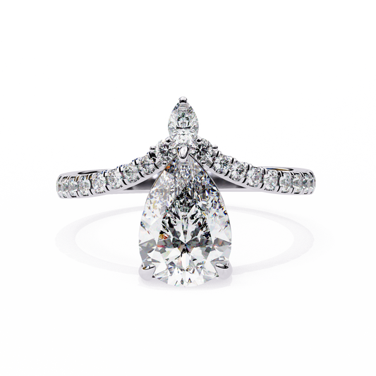 Illiana Lab Diamond Solitaire Ring