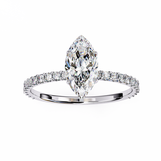 Kyra Lab Diamond Solitaire Ring