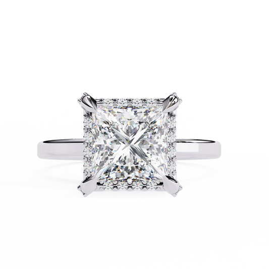 Faye Gold Lab Diamond Solitaire Ring