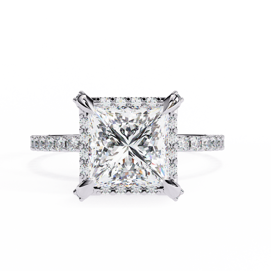 Inaya Gold Lab Diamond Solitaire Ring