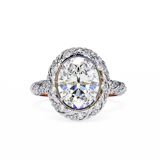 Jayleen Lab Diamond Solitaire Ring