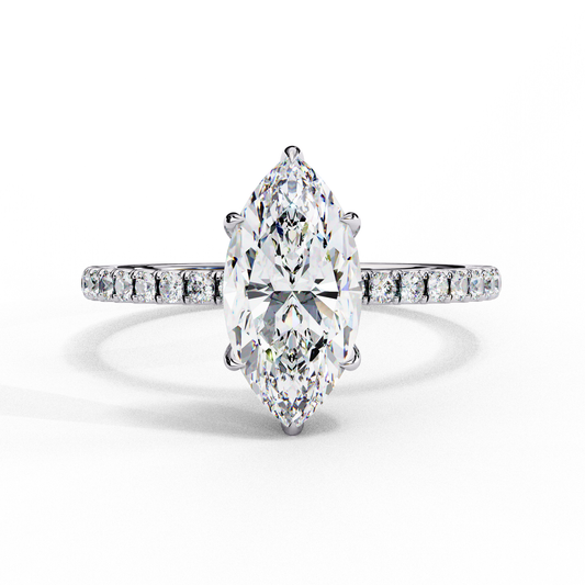 Dania Lab Diamond Solitaire Ring