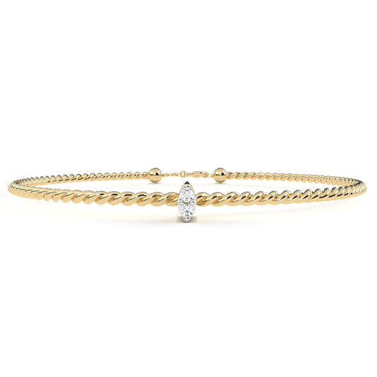 Twisted Elegance Lab Made Women Bracelets