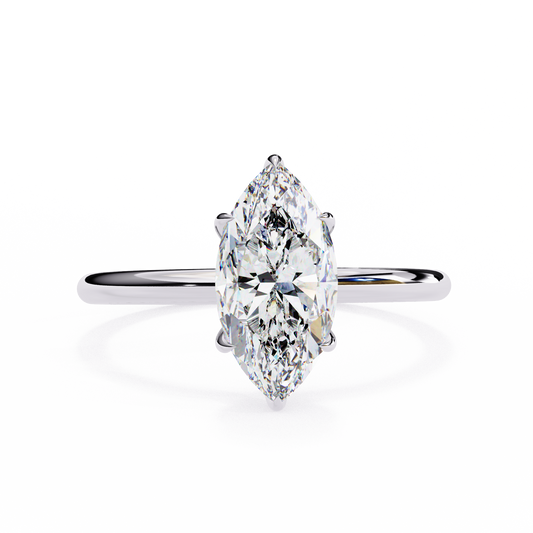 Gia Lab Diamond Solitaire Ring
