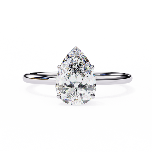 Grace Solitaire Lab Diamond Ring