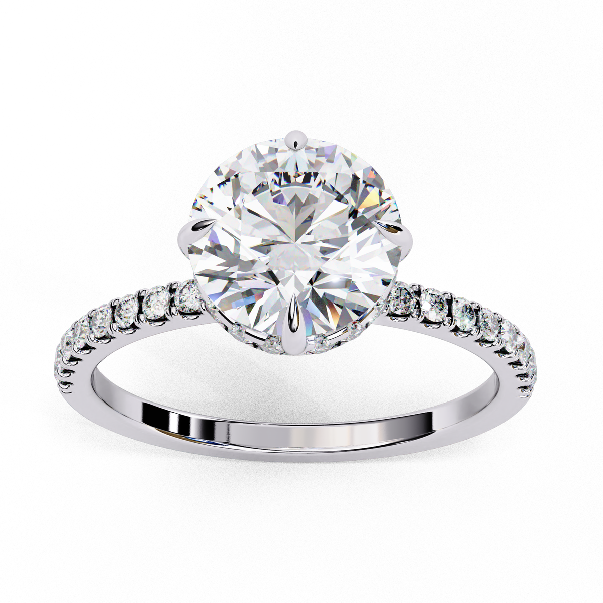 Bianca Solitaire Lab Diamond Ring