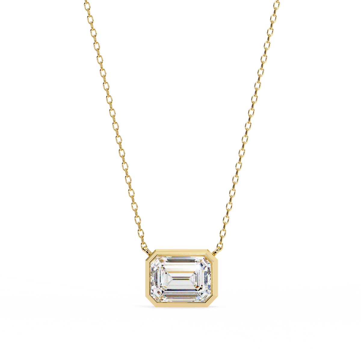 Emerald 1.90ct 14k Gold Pendant Yellow Gold