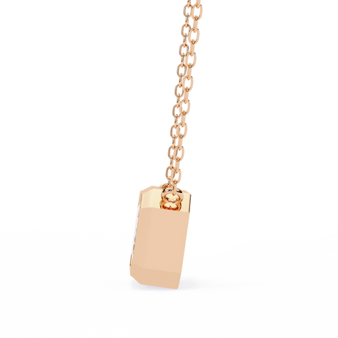 Emerald 1.90ct 14k Gold Pendant Rose Gold