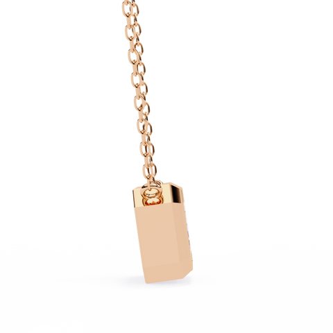Emerald 1.90ct 14k Gold Pendant Rose Gold