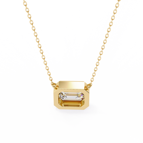 Emerald 1.90ct 14k Gold Pendant Yellow Gold