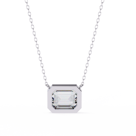 Emerald 1.90ct 14k Gold Pendant White Gold