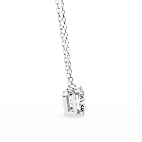 Radiant 1.95ct Diamond Pendant Yellow Gold