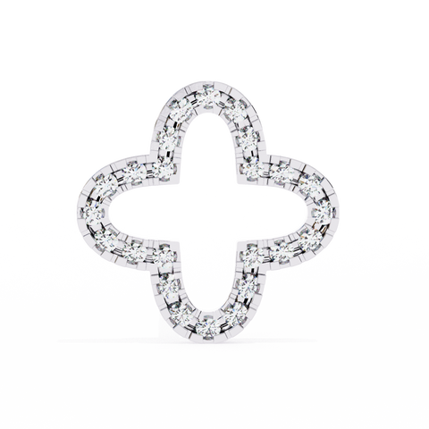 Round 0.24ct 14k Diamond Earrings Yellow Gold