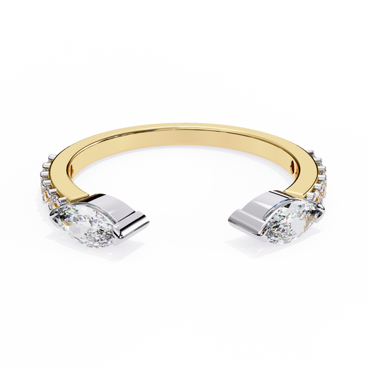 Flora Gap Band Yellow Gold