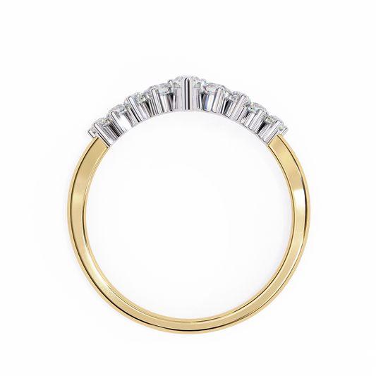 Irina Chevron Yellow Gold