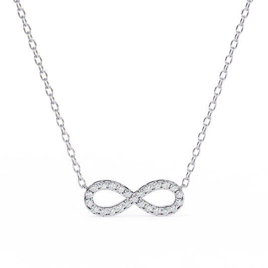 Round Cut 0.32ct Diamond Pendent White Gold