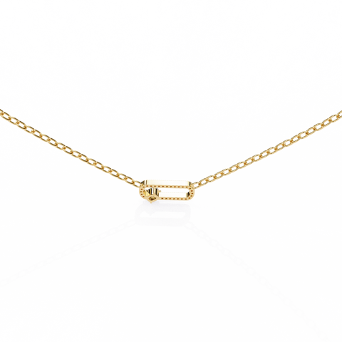 Cushion And Round Lab Grown Diamond Yellow Gold Pendant
