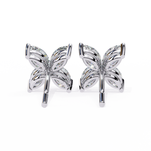 Marquise 0.88ct Diamond Earring White Gold