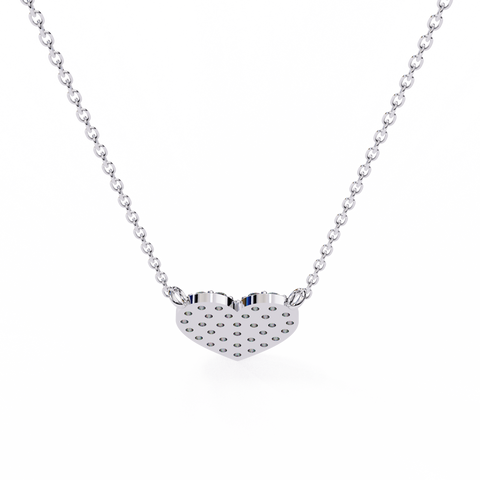 Heart Elegance Pendant White Gold