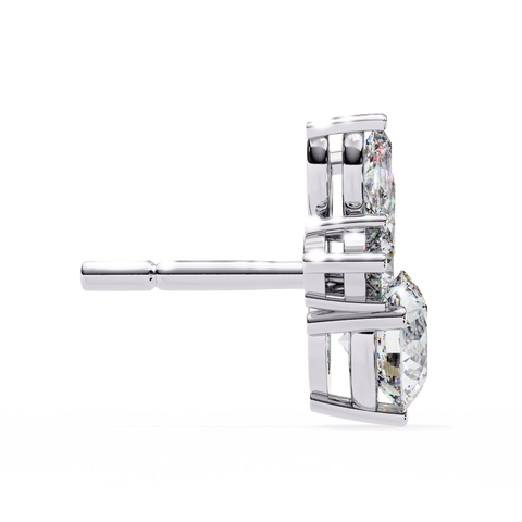 Premium shape White Diamond Earring White Gold