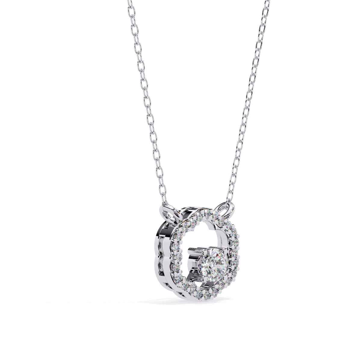 Open Flower Slide Pendant