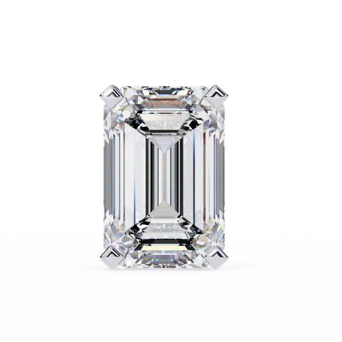 Emerald 2.39ct 14k Diamond Earring White Gold