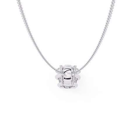 Pear 2.06ct Diamond Pendant White Gold