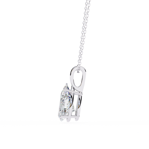 Pear 2.06ct Diamond Pendant White Gold