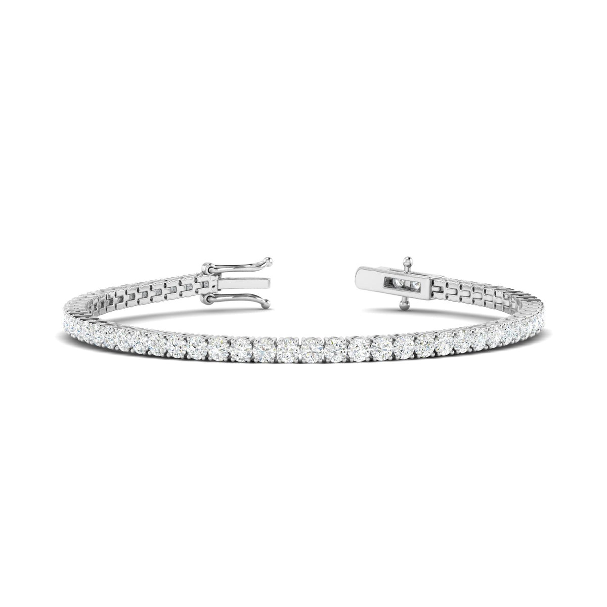 5CTS Round Brilliant Diamond Tennis Bracelet