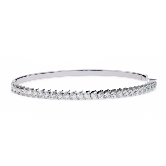 Real Diamonds Gold Pear Diamond Bracelet White Gold