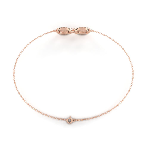 Elegant And Stylish Infinite Bracelet Rose Gold