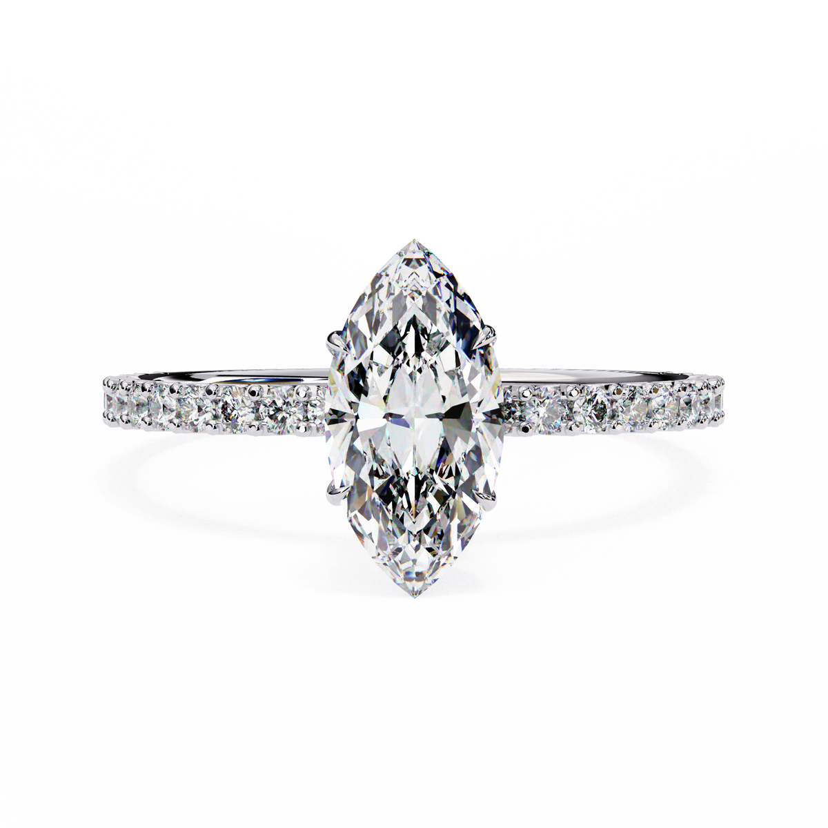 Kyra Lab Diamond Solitaire Ring