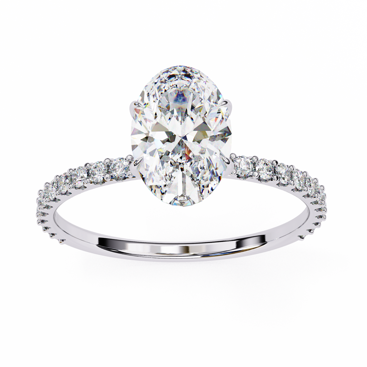 Bryanna Lab Diamond Solitaire Ring