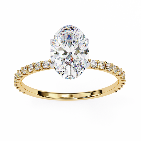 Bryanna Lab Diamond Solitaire Ring