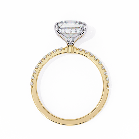 Gloria Gold Lab Diamond Solitaire Ring