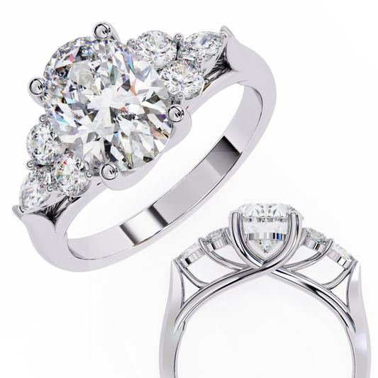 Diana White Gold