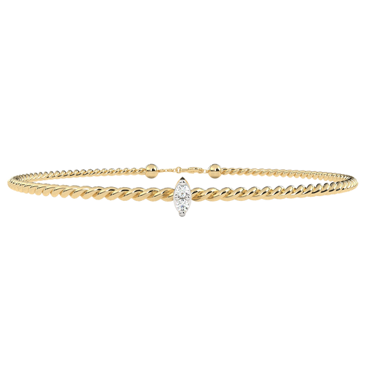 Twisted Elegance Lab Made Women Bracelets
