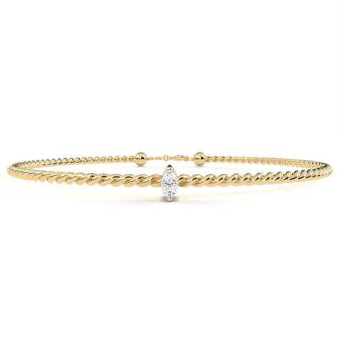 Twisted Elegance Lab Made Women Bracelets