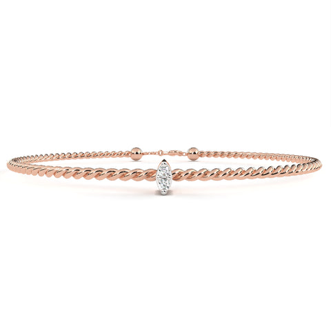 Twisted Elegance Lab Made Women Bracelets