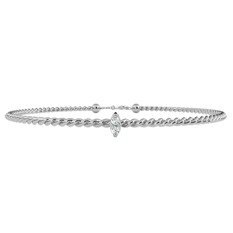 Twisted Elegance Lab Made Women Bracelets