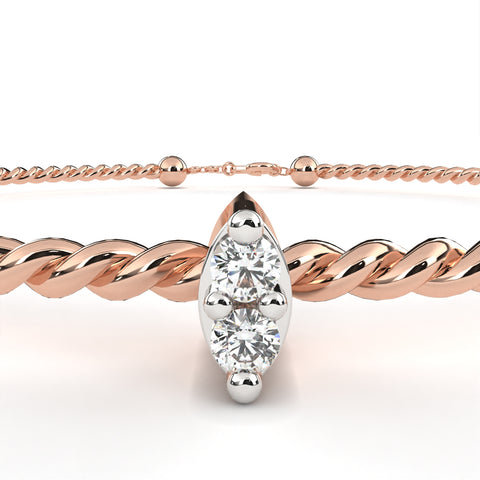 Twisted Elegance Lab Made Women Bracelets