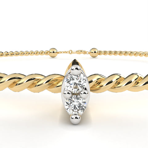 Twisted Elegance Lab Made Women Bracelets