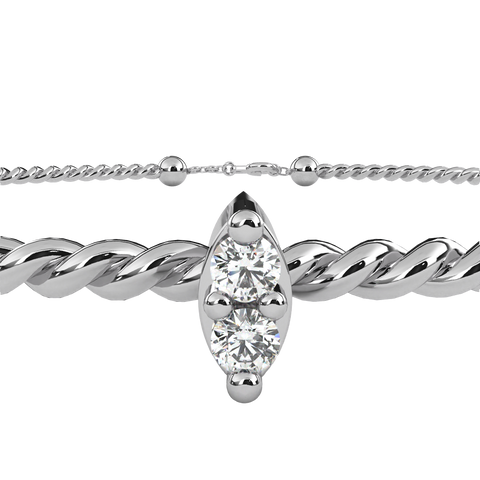 Twisted Elegance Lab Made Women Bracelets