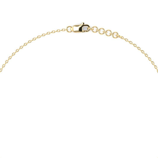 Joy Round Diamond Necklace Yellow Gold