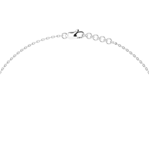 Emerald-cut Art Deco Necklace White Gold