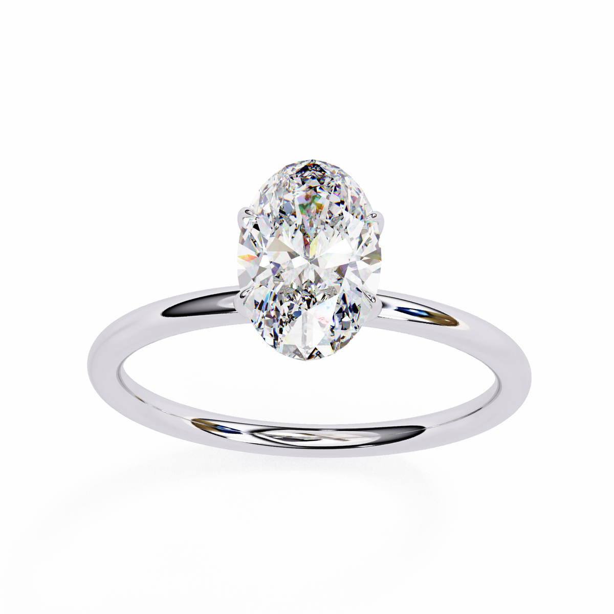 Cara Lab Diamond Solitaire Ring