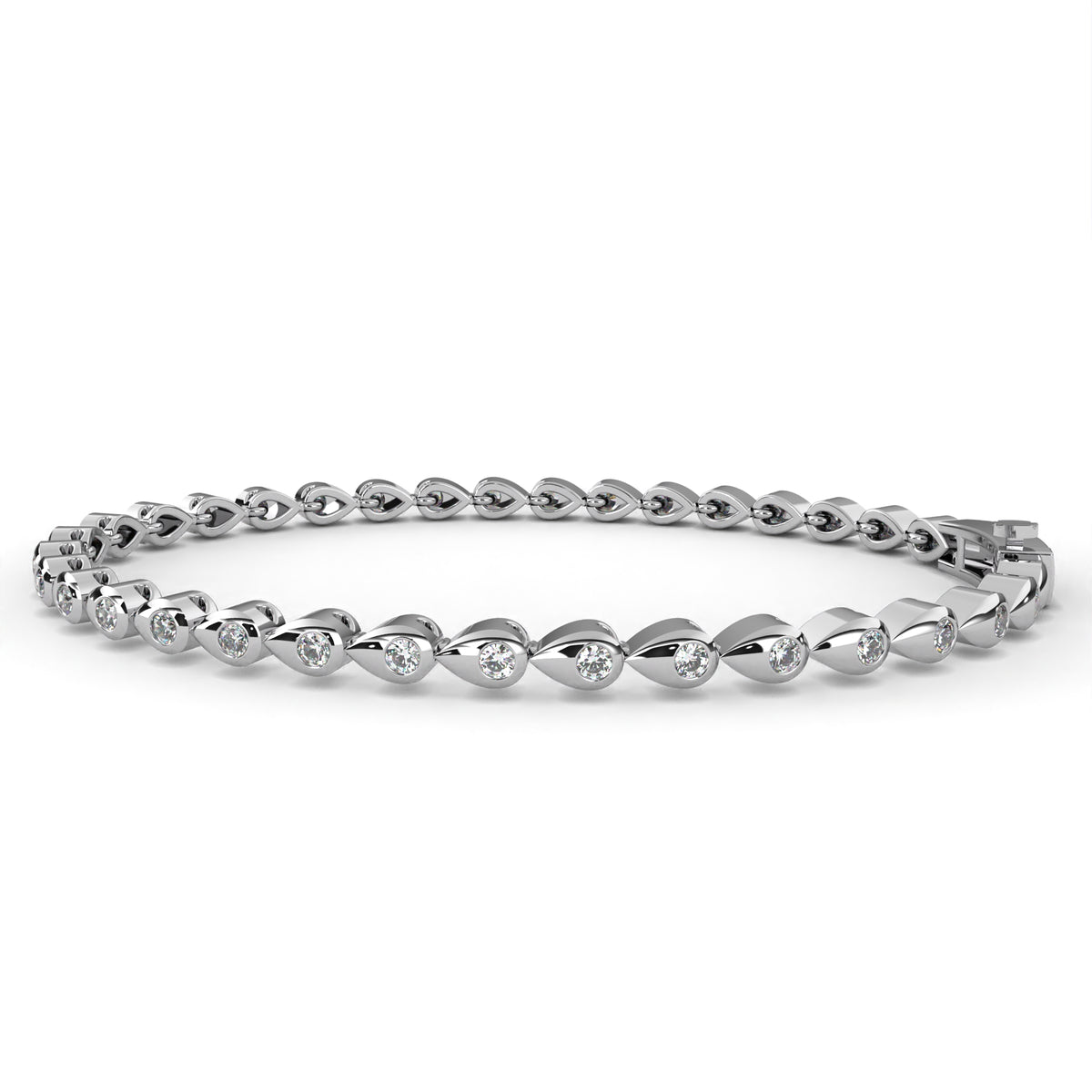 Golden Dew Lab Made Women Diamond Bracelets